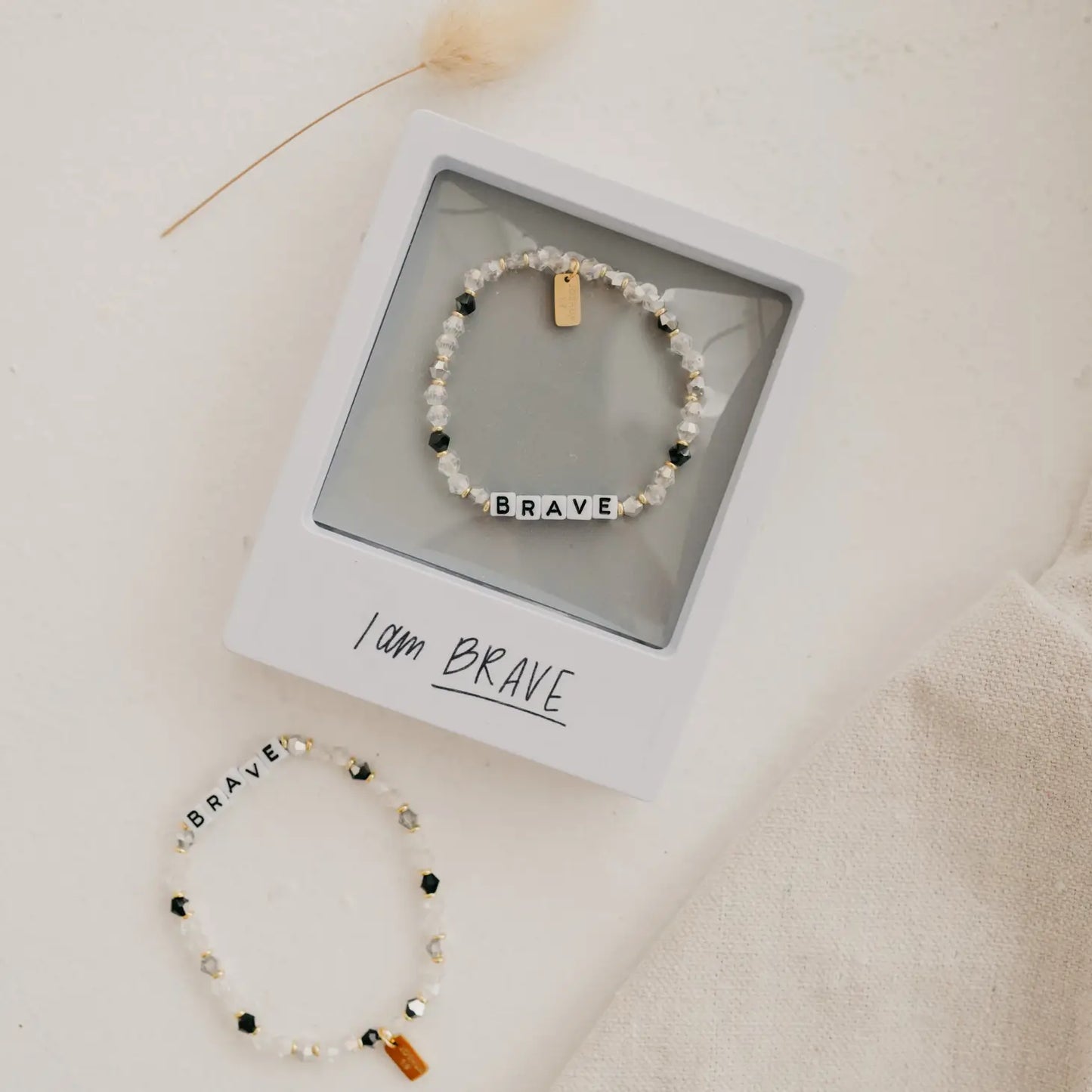 Brave Scripture Bracelet