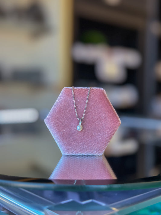 Sterling Silver Children's Freshwater Pearl Pendant