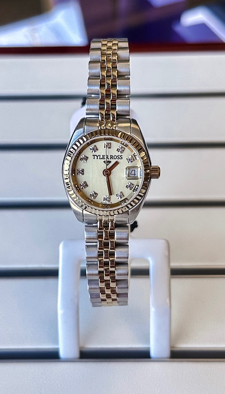 Tyler Ross Swiss Quartz Ladies Two-Tone Watch